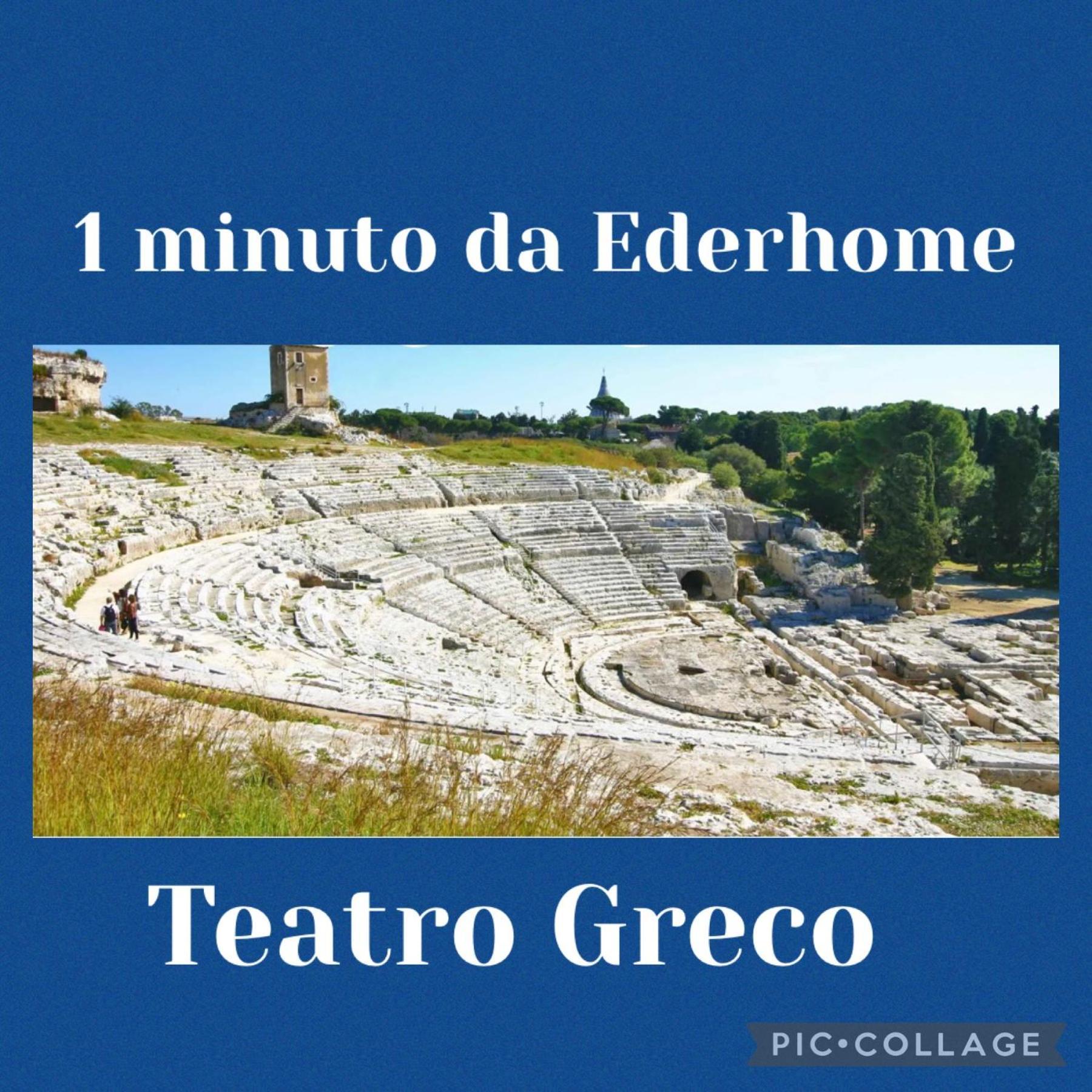 Eder Home A Un Passo Dal Teatro Greco Syrakuzy Zewnętrze zdjęcie